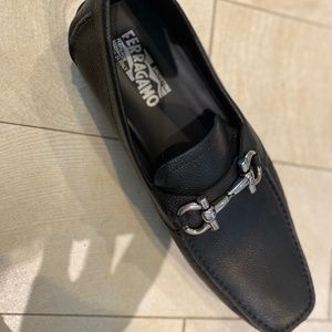 Salvadore Ferragamo Men's Moccasin with Gancini ornament